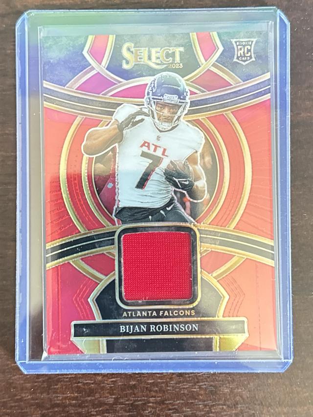 2023 Panini Select Bijan Robinson Rookie Swatches #RSW-BRO