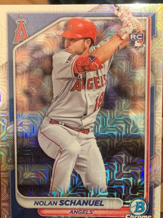 2024 Bowman Mega Box Nolan Schanuel BASE CHROME CARDS #81