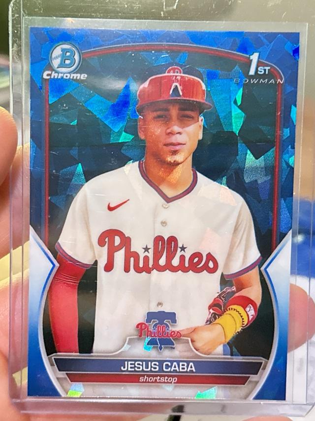 2023 Bowman Chrome Sapphire Jesus Caba Prospects Checklist #BCP-164