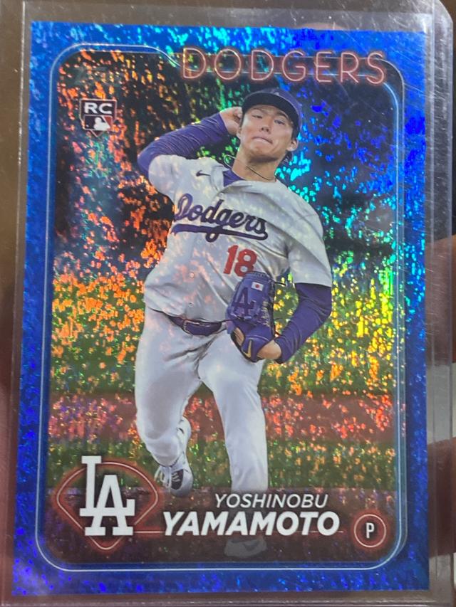 2024 Topps Series 2 Yoshinobu Yamamoto BASE SET Blue Foil /999 #553