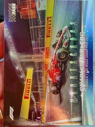 2024 Topps Paddock Pass Formula 1 Charles Leclerc Nightscapes #NS-3