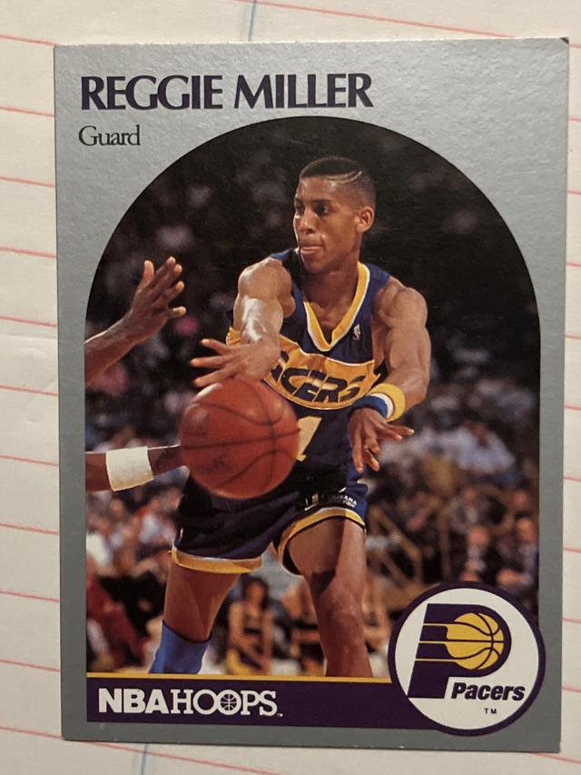 1990-91 Hoops Basketball Reggie Miller ﻿Base #135