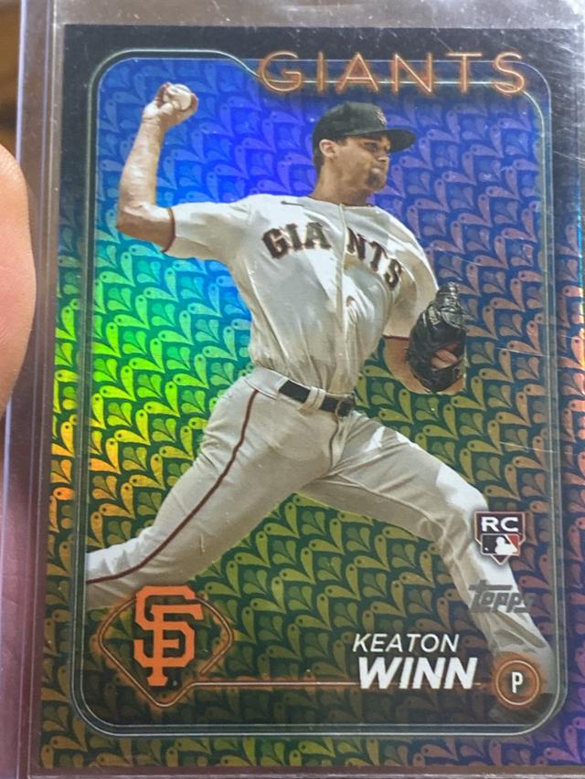 2024 Topps Series 1 Keaton Winn BASE CARD SET Holiday #83