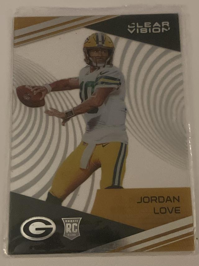 2020 Panini Chronicles Jordan Love Clear Vision Rookies Set #4