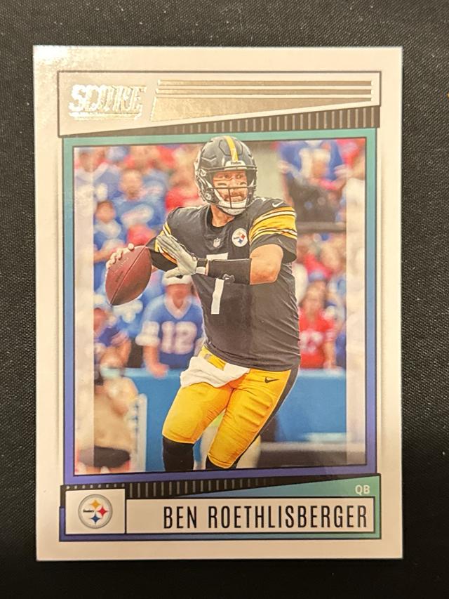 2022 Score Football Ben Roethlisberger Base Set #214