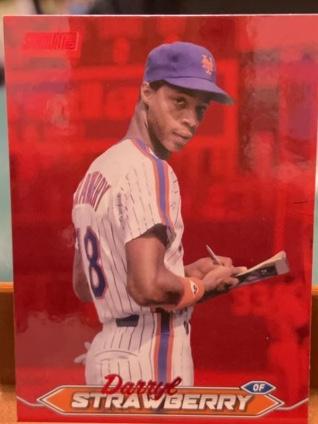 2024 Topps Stadium Club Darryl Strawberry ﻿Base Set Red Foil #148