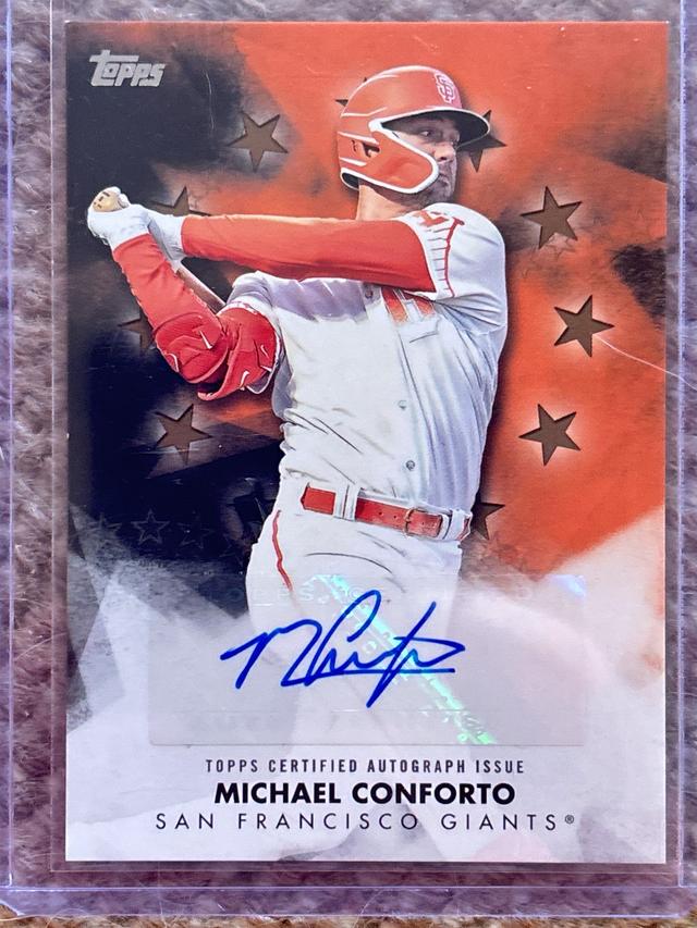 2024 Topps Series 1 Michael Conforto BASEBALL STARS AUTOGRAPHS Gold /50 #BSA-MCO