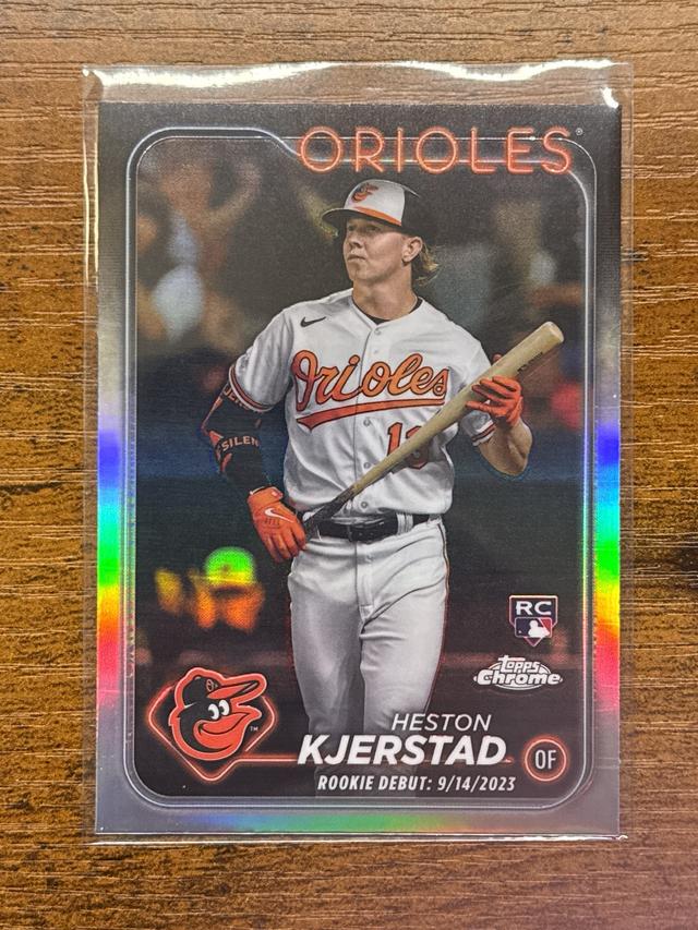 2024 Topps Chrome Update Heston Kjerstad Refractor RC #USC120