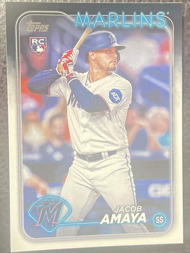 2024 Topps Series 1 Jacob Amaya BASE CARD SET #144