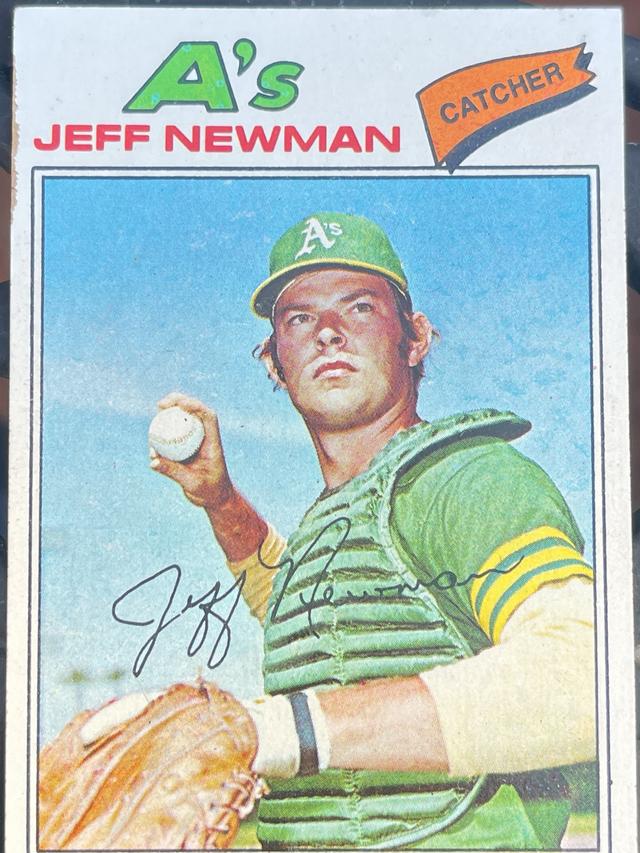 1977 Topps Jeff Newman 1977 Topps Baseball Set #204