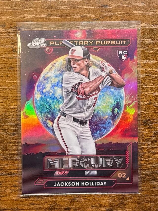 2024 Topps Cosmic Chrome Jackson Holliday Planetary Pursuit Mercury #PPM-5