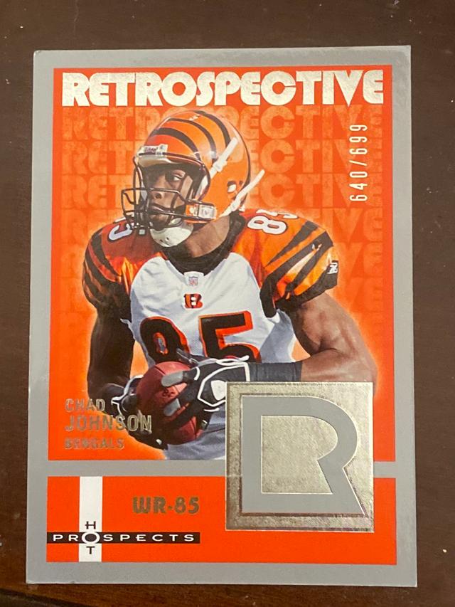 2006 Fleer Hot Prospects Chad Johnson  ﻿Retrospective /699 #RE-CJ