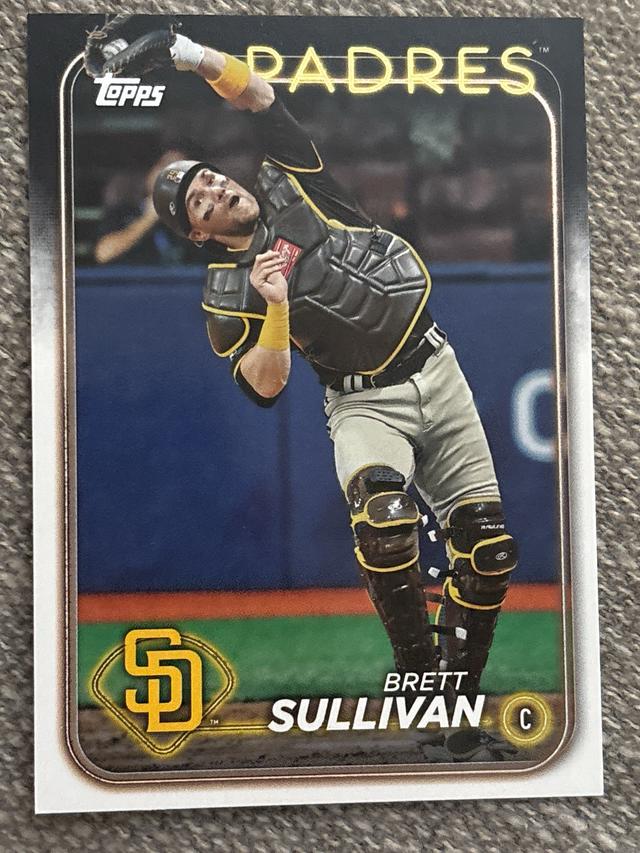 2024 Topps Update Series Brett Sullivan Golden Mirror Image Variations