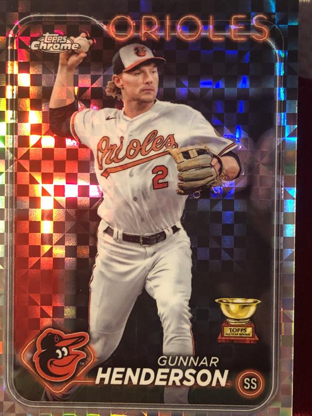 2024 Topps Chrome Gunnar Henderson ﻿Base Set X-Fractors #36