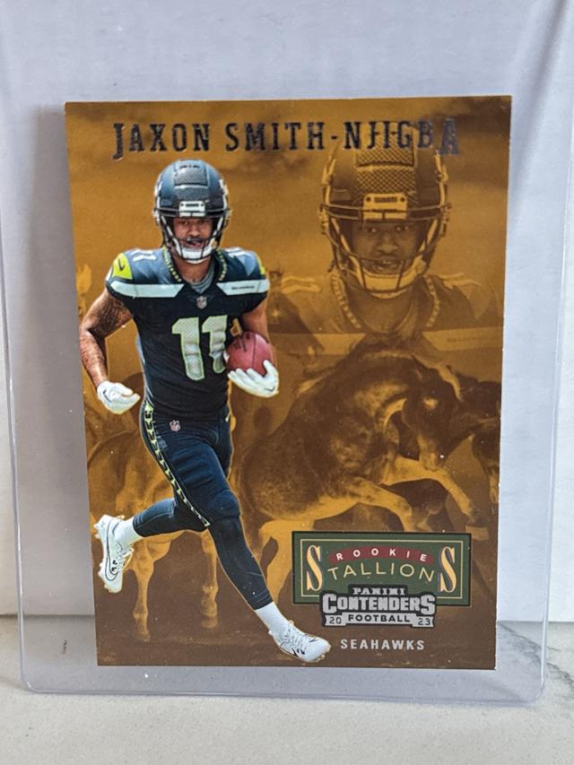 2023 Panini Contenders Jaxon Smith-Njigba Rookie Stallions  #21