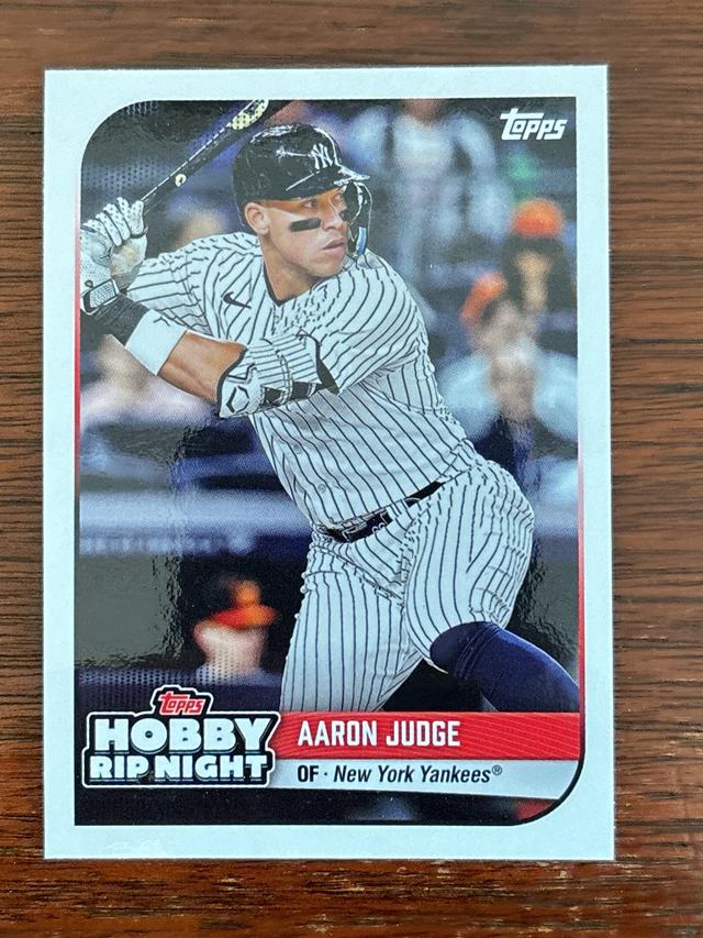 2024 Topps Hobby Rip Night Aaron Judge Base Set #9