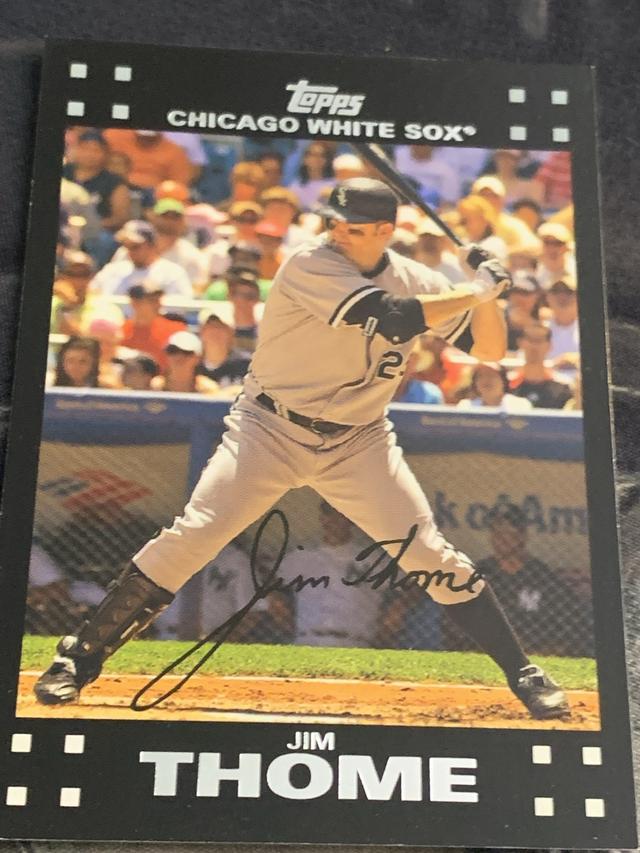 2007 Topps Jim Thome Base Set #481