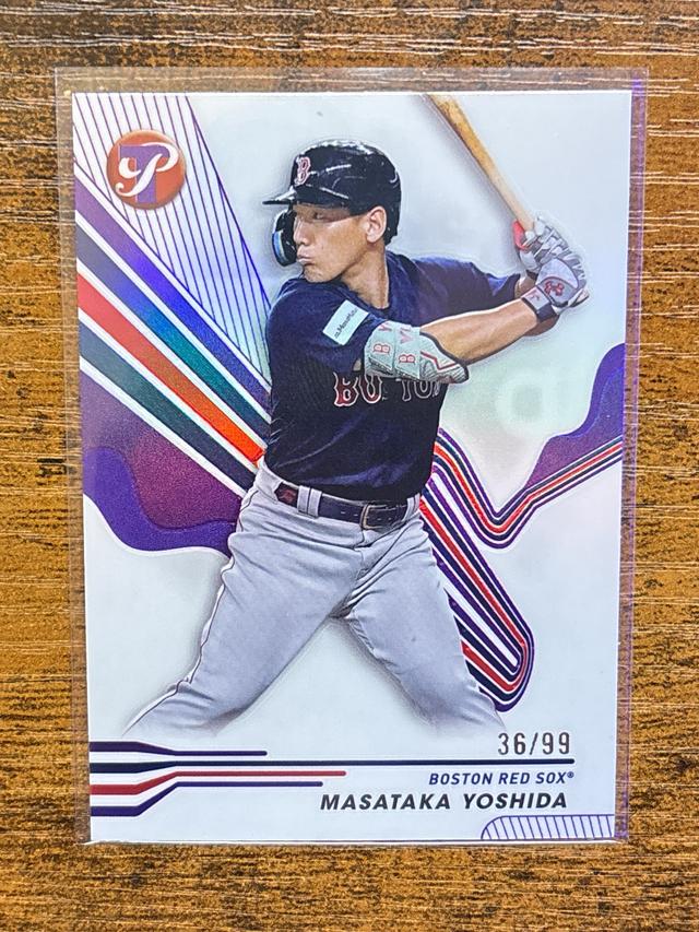 2024 Topps Pristine Masataka Yoshida ﻿Purple Refractor /99 #23 Boston Red Sox