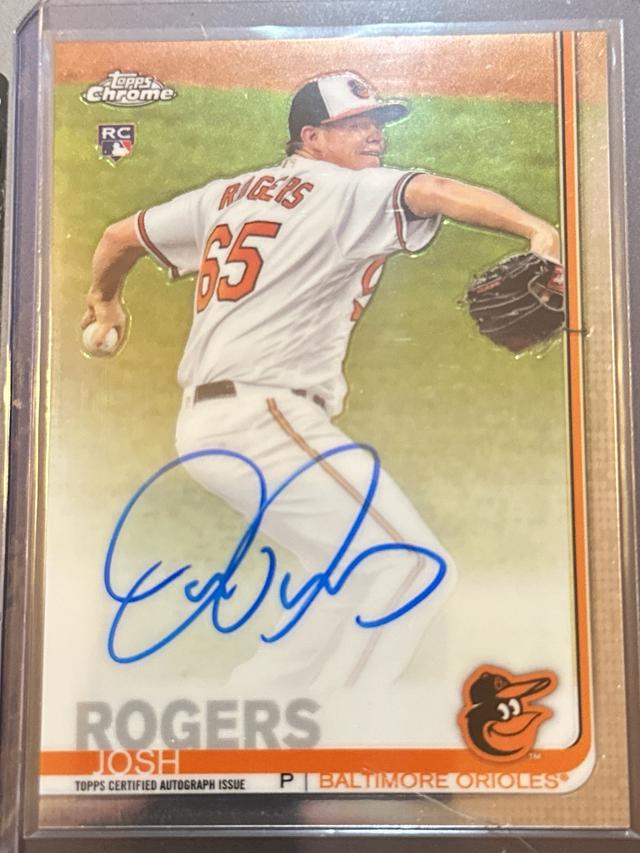 2019 Topps Chrome Josh Rogers ROOKIE AUTOGRAPHS #RA-JR