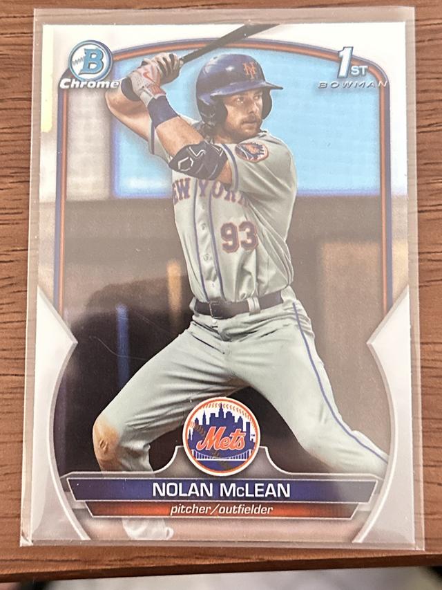 2023 Bowman Draft Nolan McLean Bowman Chrome #BDC-96