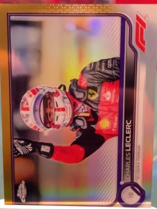 2022 Topps Chrome F1 Charles Leclerc Base Set #28