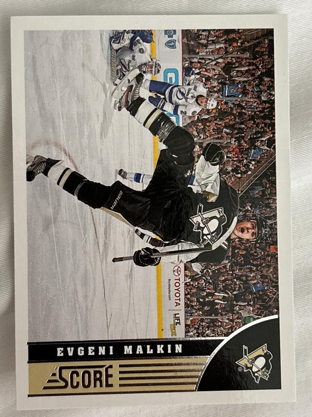 2013-14 Score Hockey Evgeni Malkin Base Set Black #400