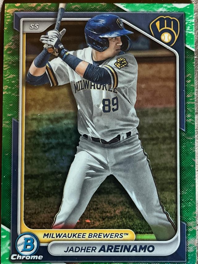 2024 Bowman Jadher Areinamo CHROME PROSPECTS II Lunar Glow Refractors #BCP-2