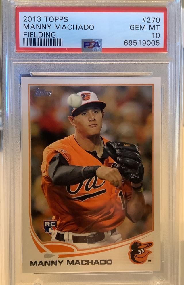 2013 Topps Series 1 Manny Machado PSA 10.0 Base Set #270