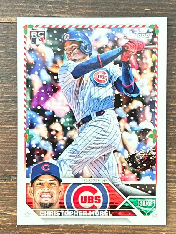 2023 Topps Holiday Christopher Morel BASE CARDS #H86