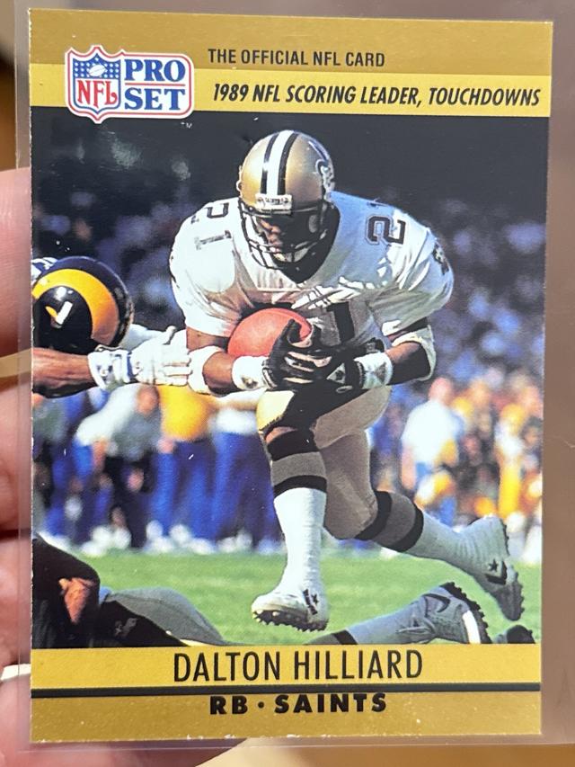 1990 Pro Set Football Dalton Hilliard ﻿Base #213