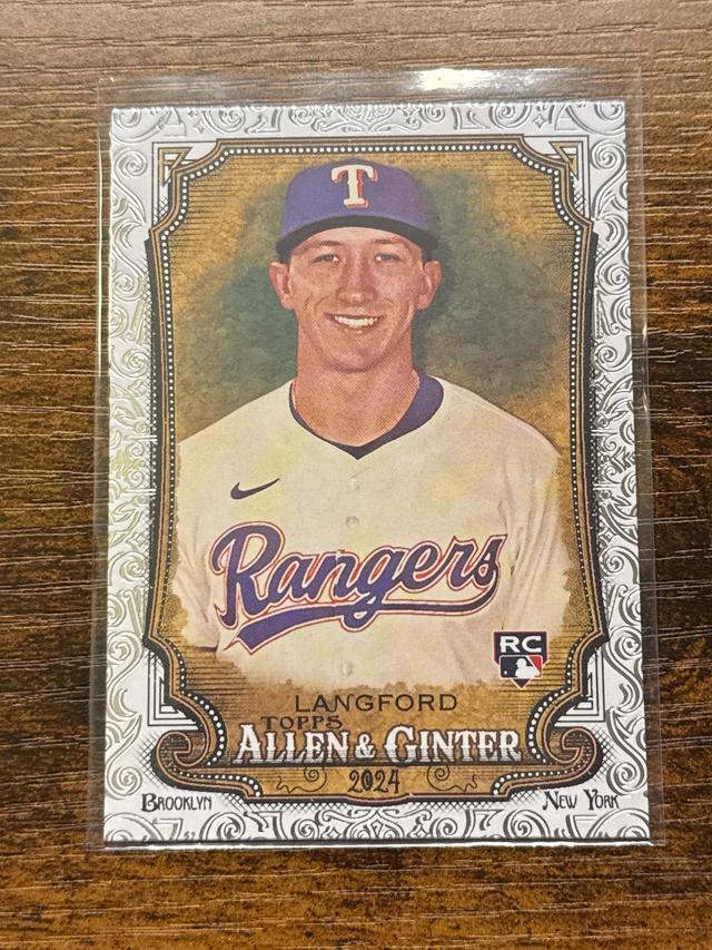 2024 Topps Allen & Ginter Wyatt Langford Foil Filagree #278