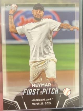 2024 Topps Update Series Neymar ﻿First Pitch #FP-7