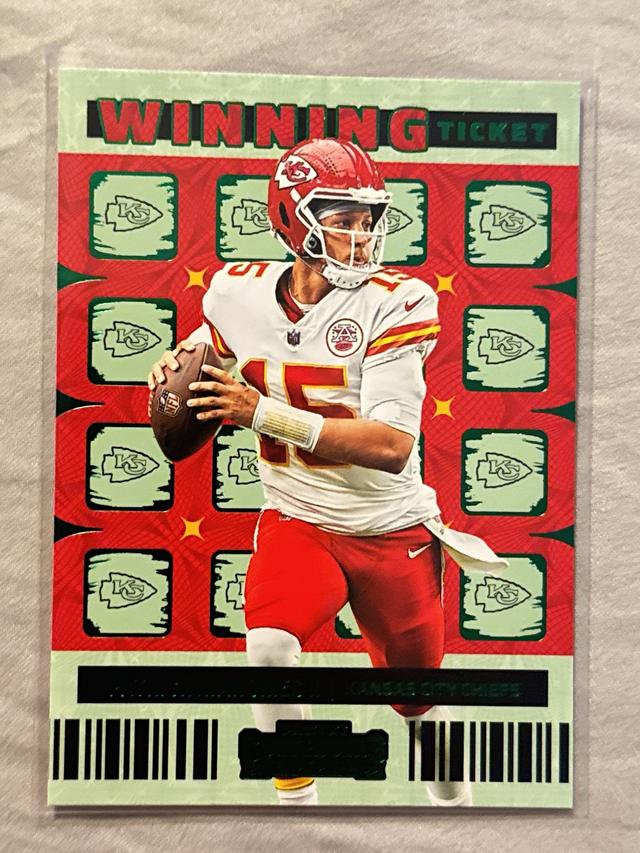 2022 Panini Contenders Football Patrick Mahomes II Winning Ticket Set #WT-PMA