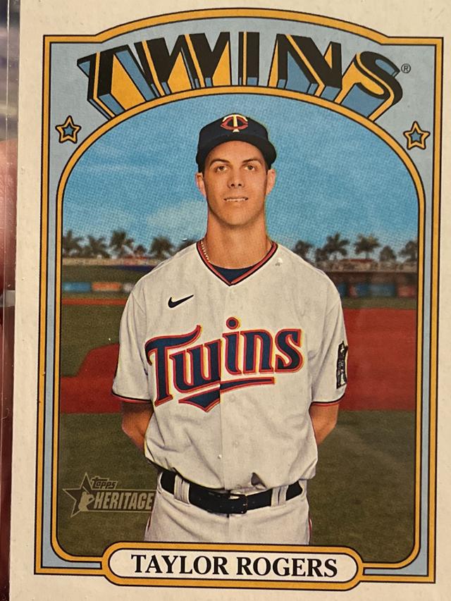 2021 Topps Heritage High Number Taylor Rogers Base Set #597