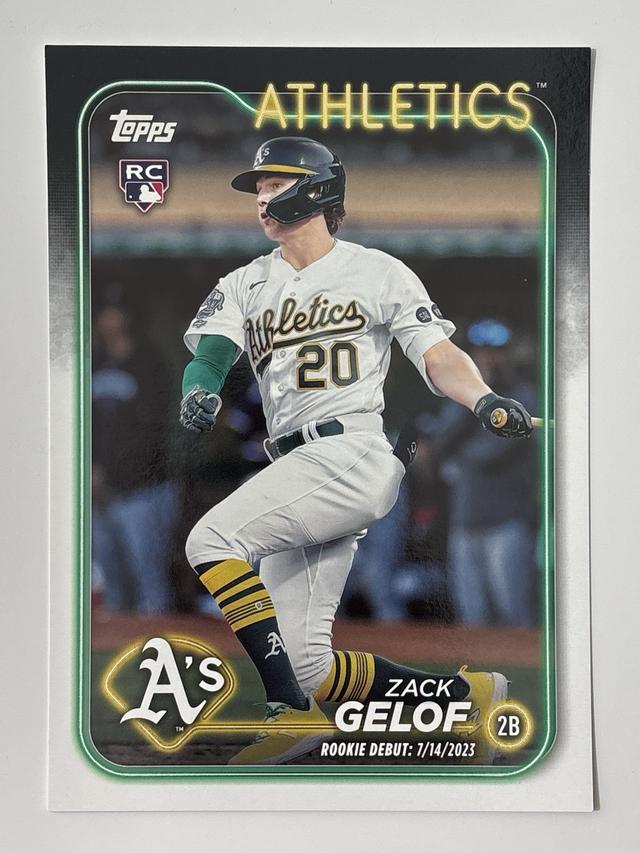 2024 Topps Update Series Zack Gelof ﻿Base Set #US131