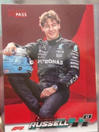 2024 Topps Paddock Pass Formula 1 George Russell ﻿F1 #5