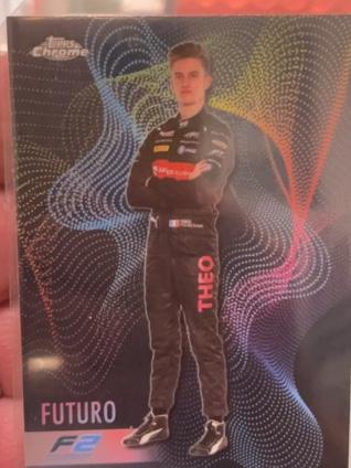 2023 Topps Chrome Formula 1 Théo Pourchaire Futuro Set #FT-TP