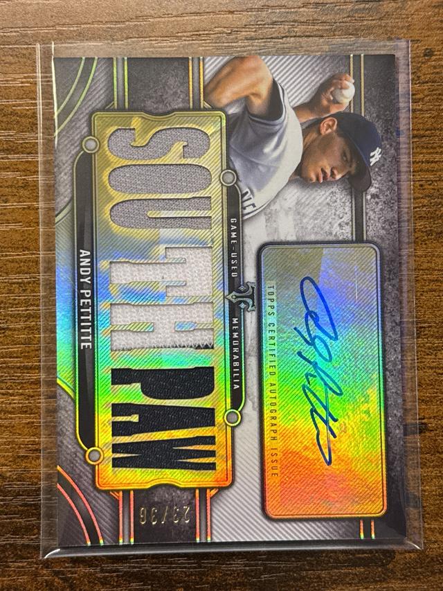 2024 Topps Triple Threads Andy Pettitte Autograph Relics /36 #TTAR-AP3