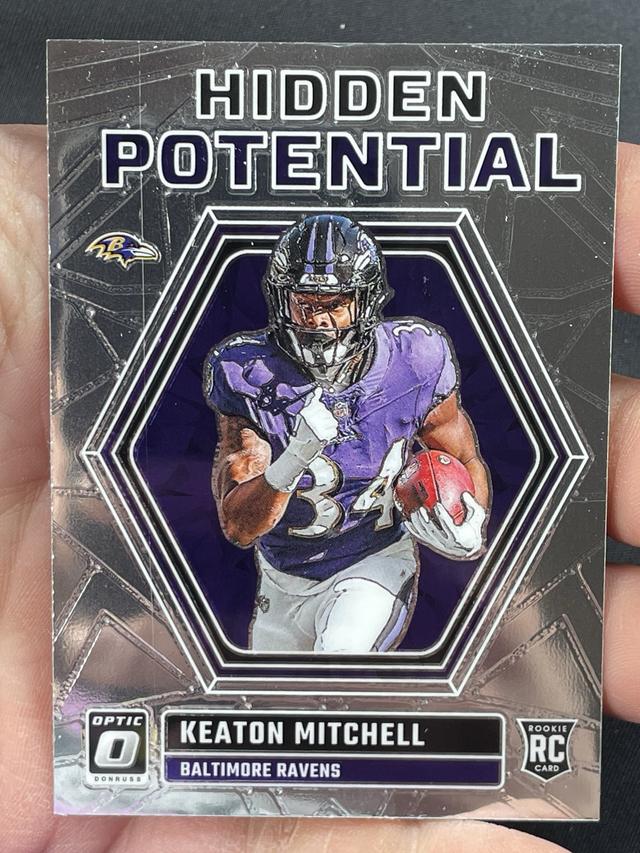 2023 Donruss Optic Keaton Mitchell Hidden Potential #HP-KM