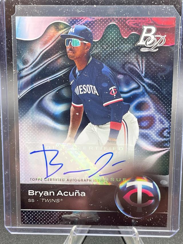 2023 Bowman Platinum Bryan Acuña TOP PROSPECTS AUTOGRAPH VARIATION #TOP-86