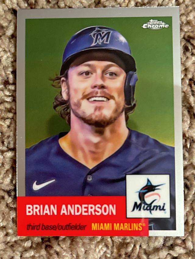 2022 Topps Chrome Platinum Brian Anderson ﻿Base Set #403