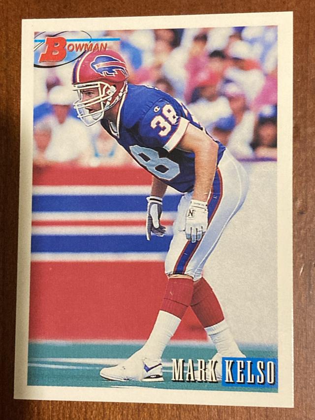 1993 Bowman Football Mark Kelso ﻿Base #281