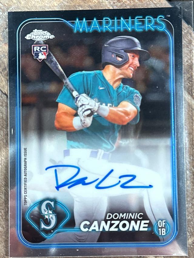 2024 Topps Chrome Dominic Canzone Rookie Autographs Checklist #RA-DC