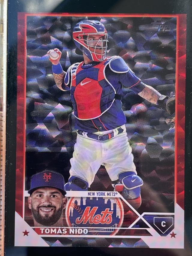 2023 Topps Update Series Tomás Nido BASE SET Red Foil Board Parallel /199 #US105