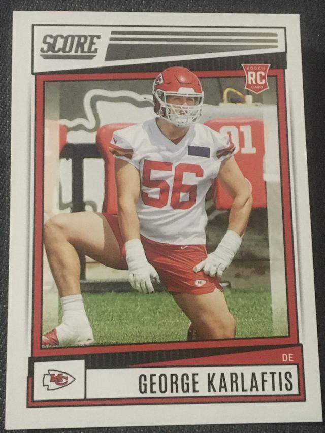 2022 Score Football George Karlaftis Base Set #314