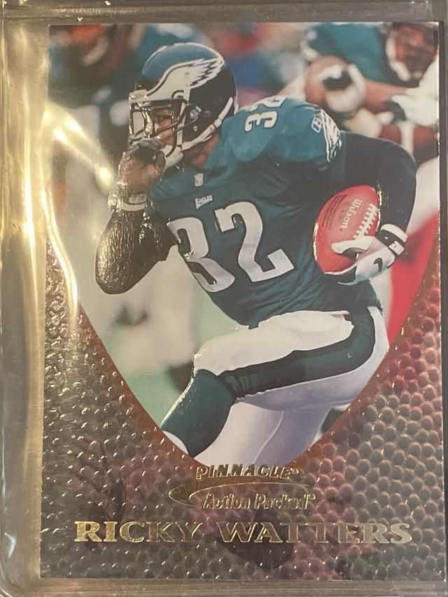 1997 Pinnacle Action Packed Ricky Watters ﻿Base #3