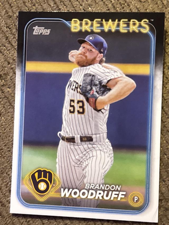 2024 Topps Series 1 Brandon Woodruff BASE CARD SET #103