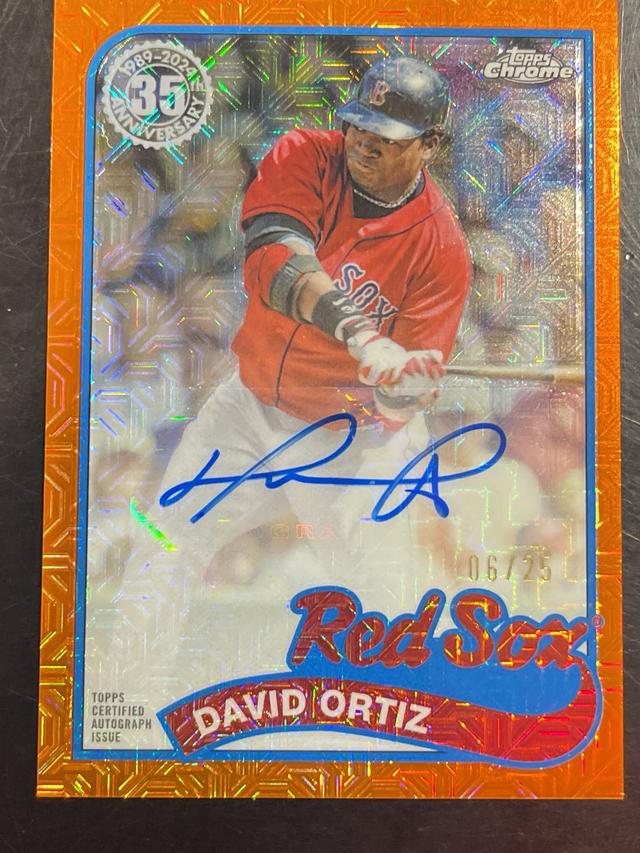 2024 Topps Hobby Rip Night David Ortiz Base Set /25 #18