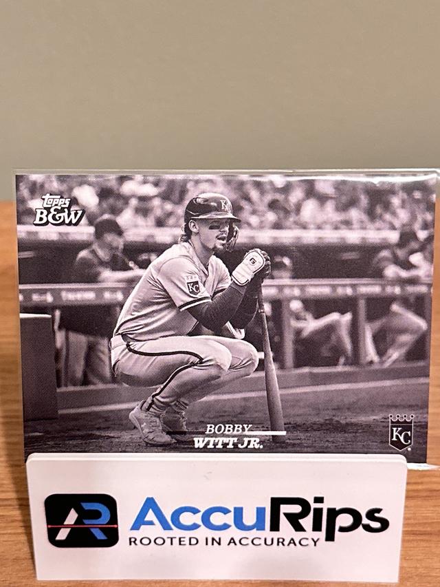 2024 Topps Black & White Bobby Witt Jr. ﻿Base Set #23