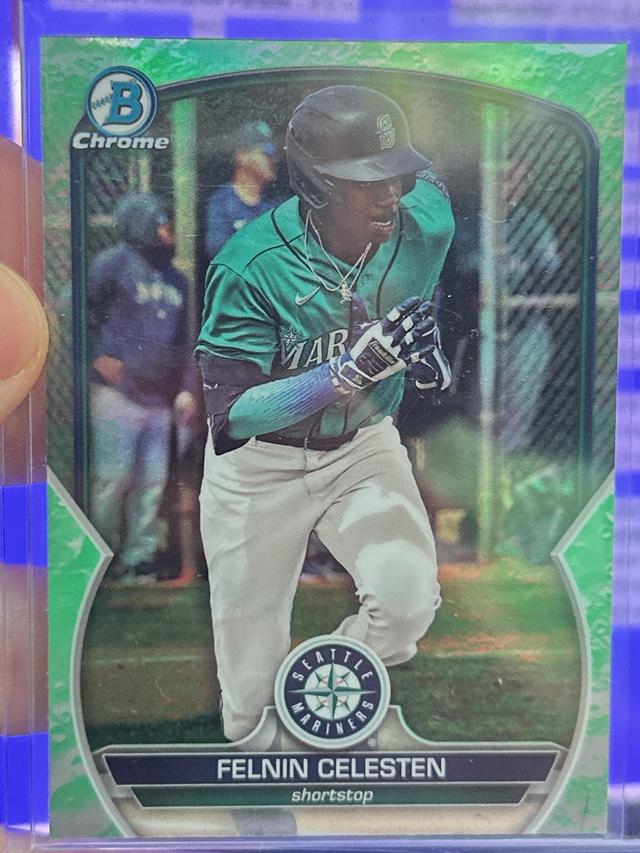 2023 Bowman Draft Felnin Celesten Lunar Glow Refractor Parallel #BDC-178